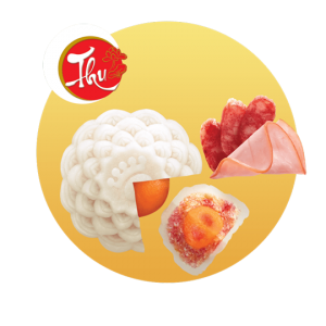 Bánh Dẻo Jambon Lạp Xưởng (1 Trứng)